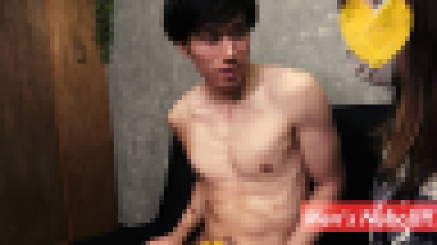 180cm越え高身長マッスルイケメン♪25歳サラリーマン★久々SEXで緊張ながらもご自慢巨根からドロドロ精液をたっぷり放出★　《MENS NUBO》のイケメン君　MENS NUBO