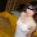 色白熟女の純白水着　原えり　パコパコママ