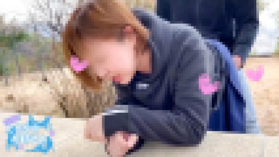 神社の境内で地面がビショビショに濡れるまで潮吹きするエッチな素人お姉さんを白昼堂々ハメ撮り強制中出し！！　匿名　突撃！となりのお姉さん